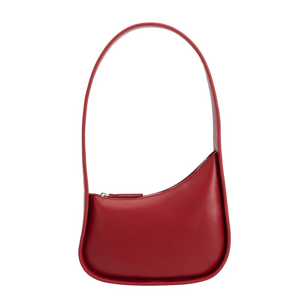 Melie Bianco - Willow Red Recycled Vegan Shoulder Bag | Archambault  Interiors